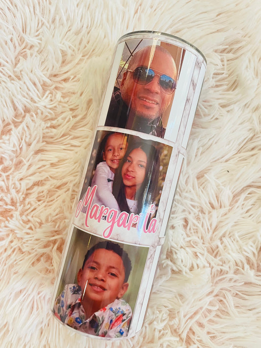 Personalized 20oz cup with pictures